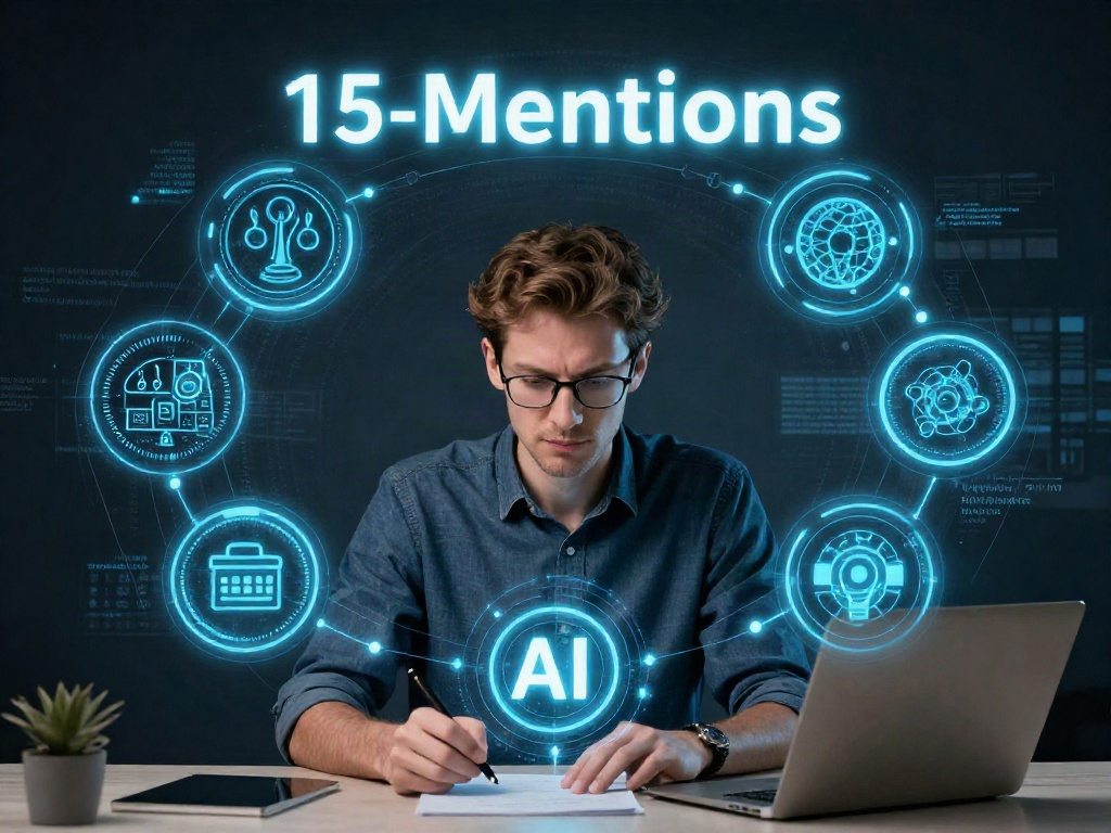 Die 15-Mentions-Regel: Wie viele Erwähnungen Sie brauchen, um den KI-Algorithmus zu knacken.